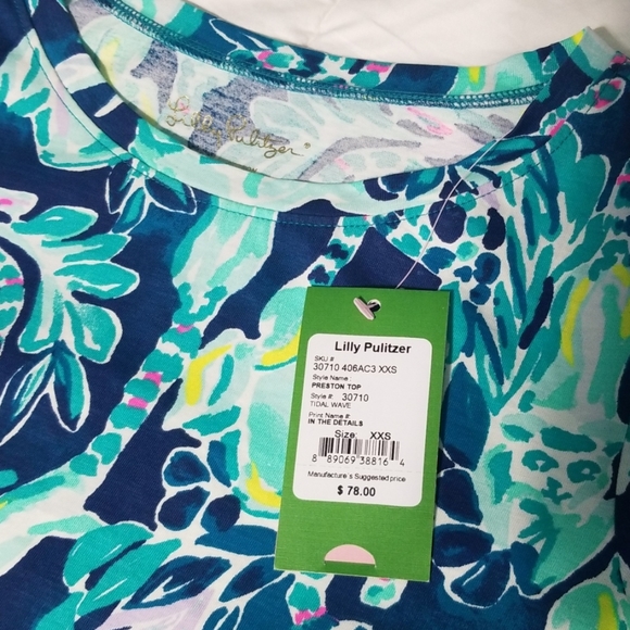 🌴 Lilly Pulitzer Preston Top XXS - Picture 5 of 6